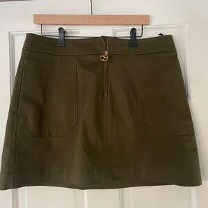 Tory Burch Olive Green Skirt Mini 12